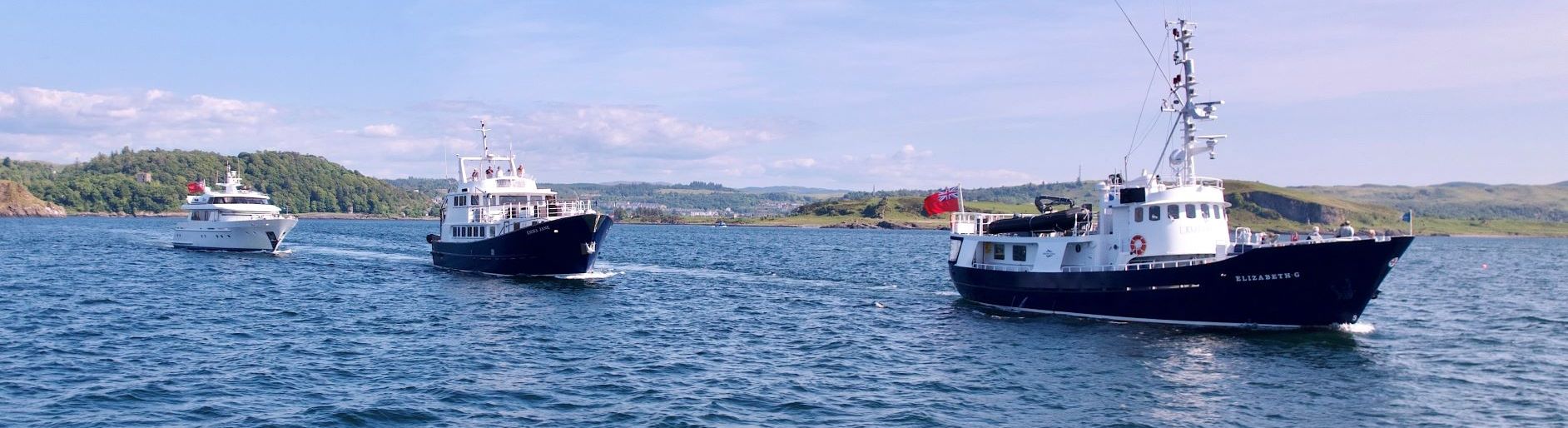 Hebrides Cruises fleet of three ocean going vessels