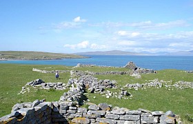 Whats left of the old village on the Monach Islands