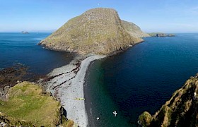 Stunning shot of the Shiant Islands