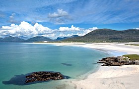 Luskentyre Beach on our outer Hebrides Cruise