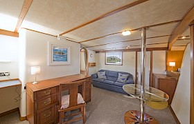 Cabin suite sitting room