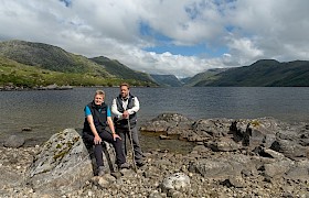 Guests ashore at Loch Morar, photo Chris Gomersall