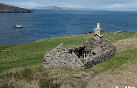 abandoned home Berneray and Elizabeth G