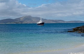 Elizabeth G anchored off Sandray