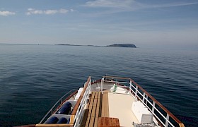 Serene seas aboard Emma Jane