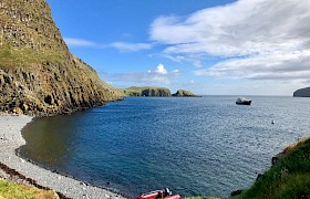 A shore trip to the Shiants on our small-ship luxury cruise vessel Emma Jane