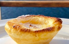 Custard Pie served up to guests on a Caledonian Canal cruise