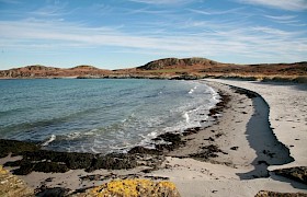 A beach on the Isle of Gigha, Southern Hebrides