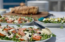 Lunch on board James Fairbairns