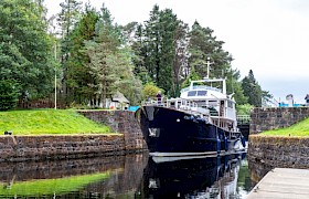 Emma Jane in the Caledonian Canal by guest Steve Lloyd