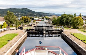 Emma Jane coming into the Muirtown Basin by guest Steve LLoyd