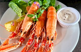 Langoustines by Chef Charlie Reid