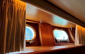 Twin cabin portholes