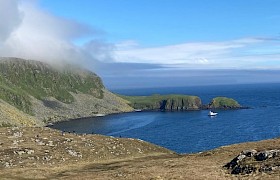 Exploring the Shiants (Photo Skipper Chris McKinlay)