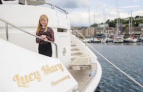 Lucy at the renaming ceremony (Photo Rosie Barrett)